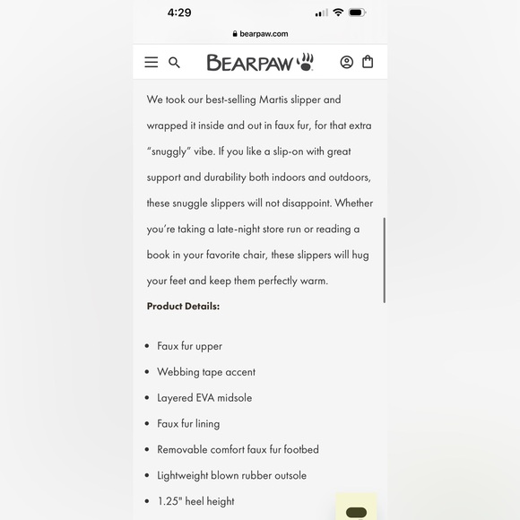 Bearpaw Snuggle Martis Oat Slipper - Picture 4 of 4